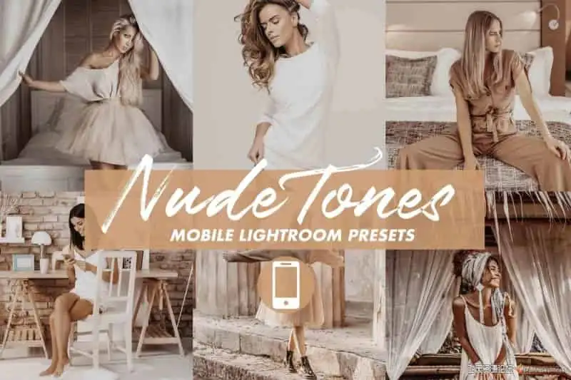 INS网红博主裸色人像手机修图LR预设NUDE TONES (MOBILE)