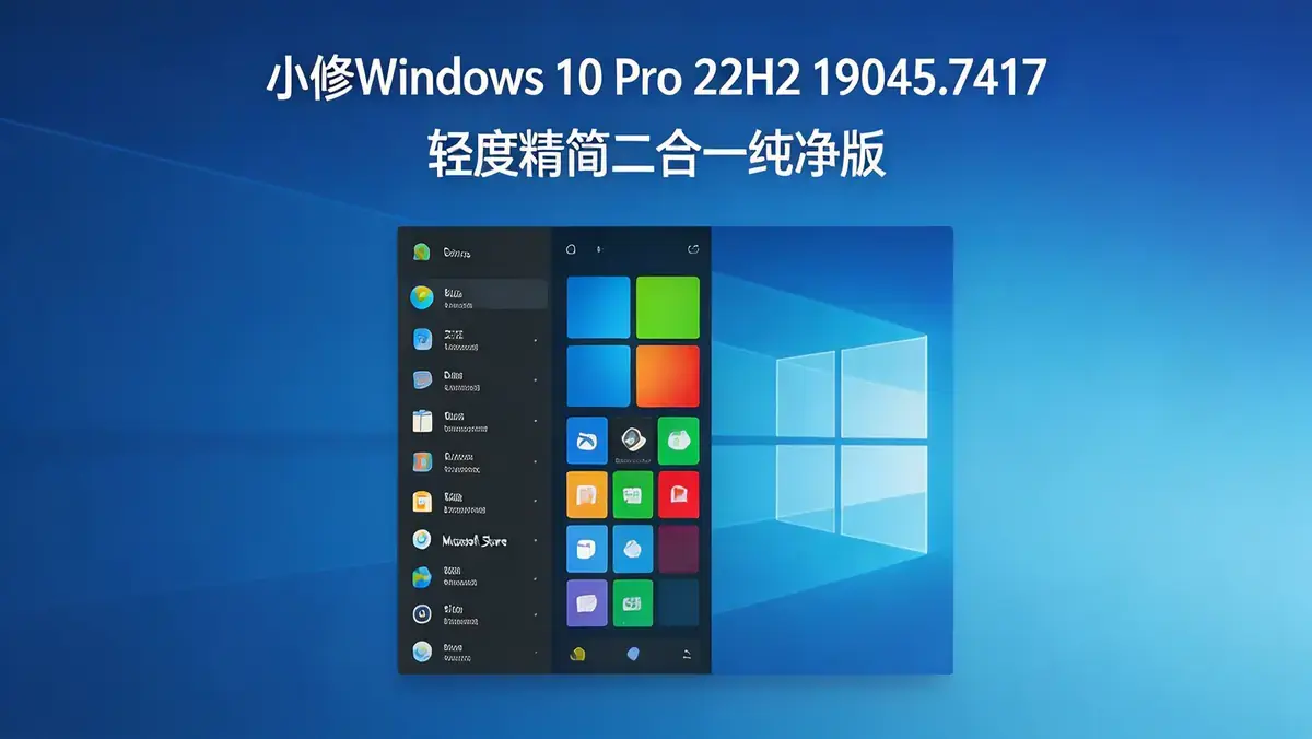 Windows 10 Pro v19045.7417 (22H2) 极限精简版：唤醒沉睡算力的终极方案